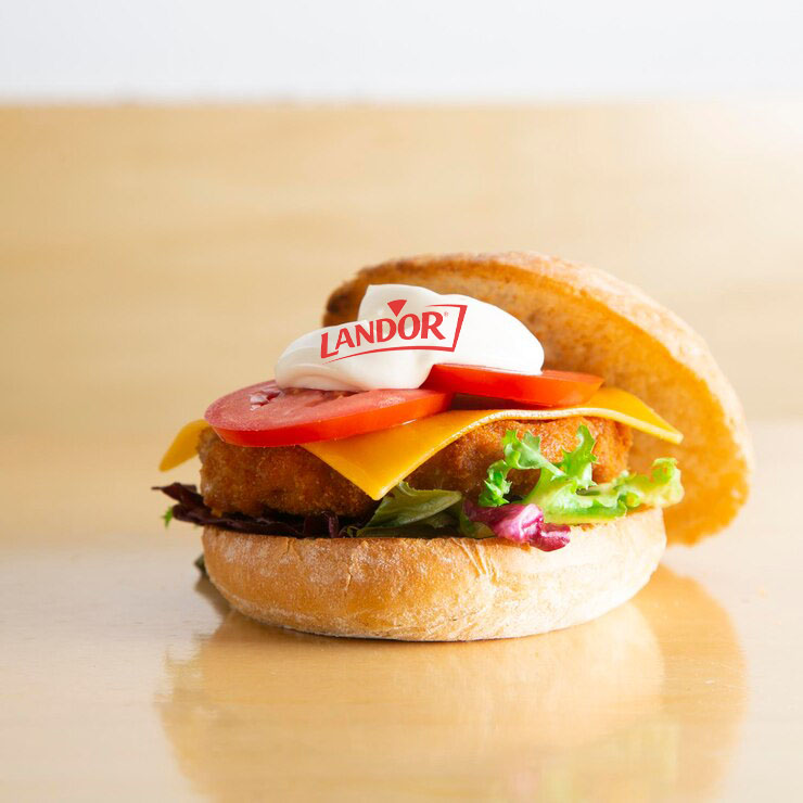 Chicken burger with Mayonnaise